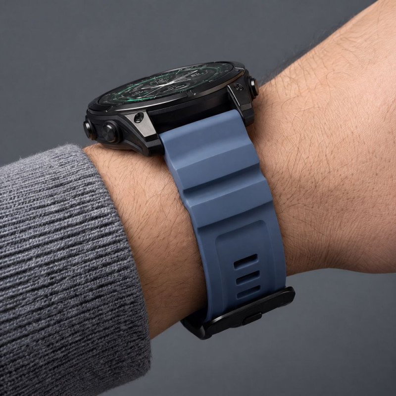 Tech-Protect Motion Garmin Fenix 5X / 5X Plus / 6X / 6X Pro / 7X / 8 / 8 Pro / 9 / 9 Pro pulksteņa siksna (51 mm), Nautical Blue