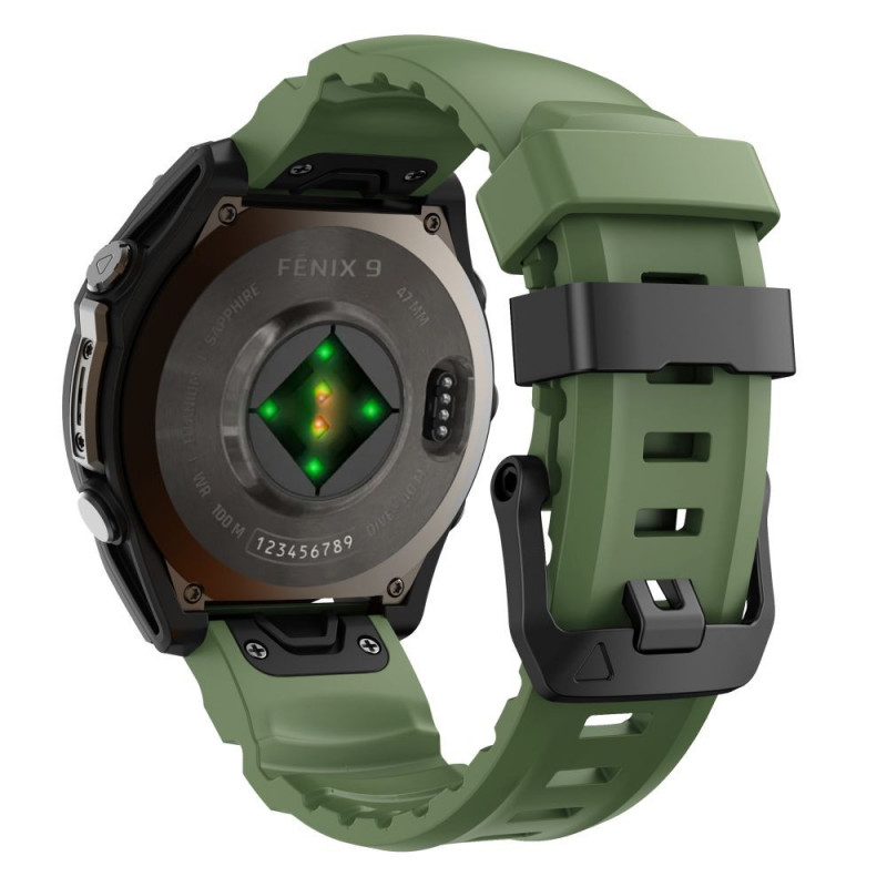 Tech-Protect Motion Garmin Fenix 5X / 5X Plus / 6X / 6X Pro / 7X / 8 / 8 Pro / 9 / 9 Pro pulksteņa siksna (51 mm), Military Green