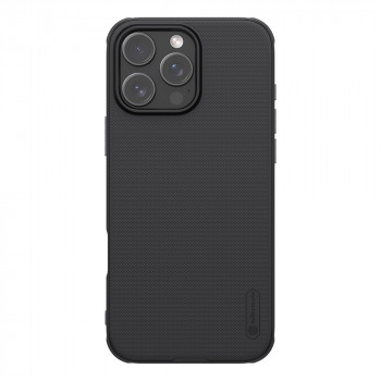 Nillkin Super Frosted Shield Pro vāciņš Apple iPhone 16 Pro, melns