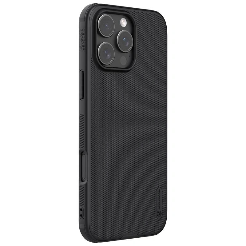 Nillkin Super Frosted Shield Pro vāciņš Apple iPhone 16 Pro, melns