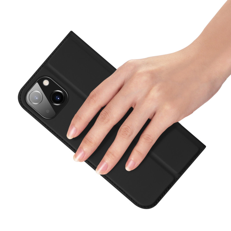 Dux Ducis Skin Pro maciņa atlokamais futrālis Apple iPhone 15 Plus, melns