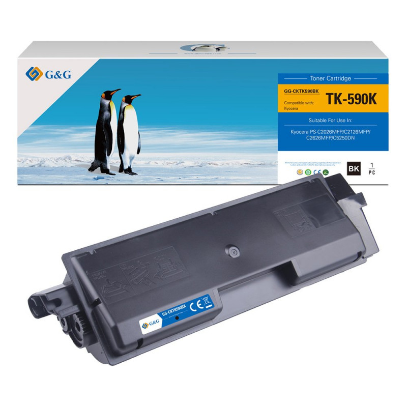 G&G saderīgs toners Kyocera TK590K / 1T02KV0NL0 (14432)
