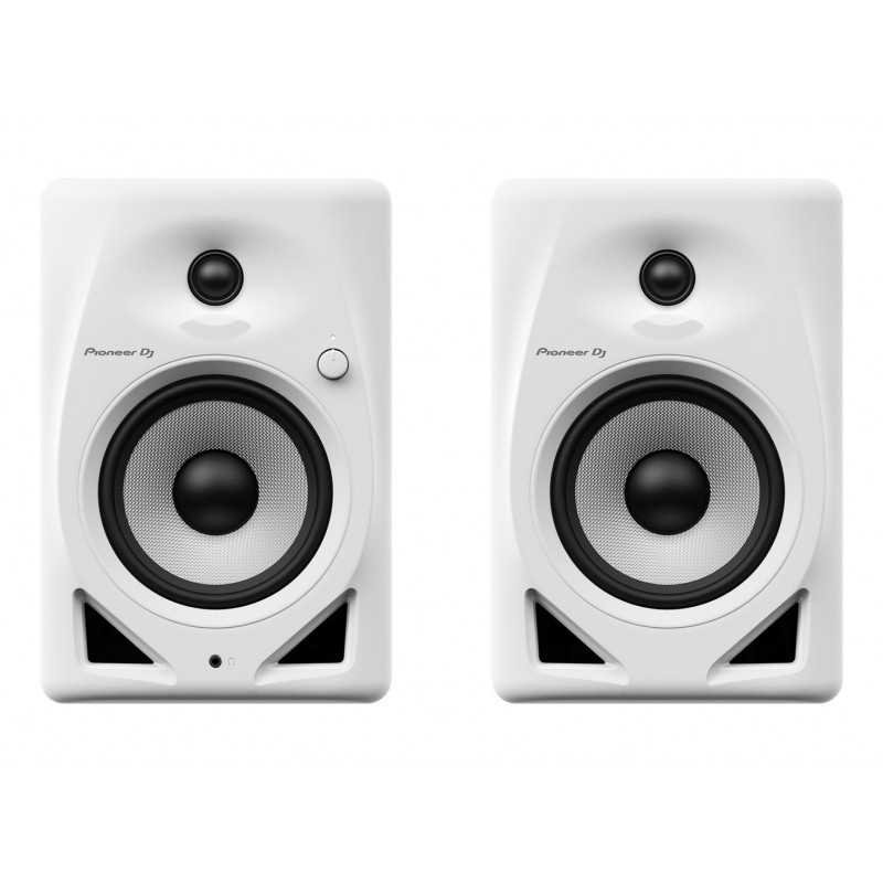 Pioneer DJ DM-50D-W aktīvais monitora skaļrunis, 5 collas, 25 W (2 gab.), balts