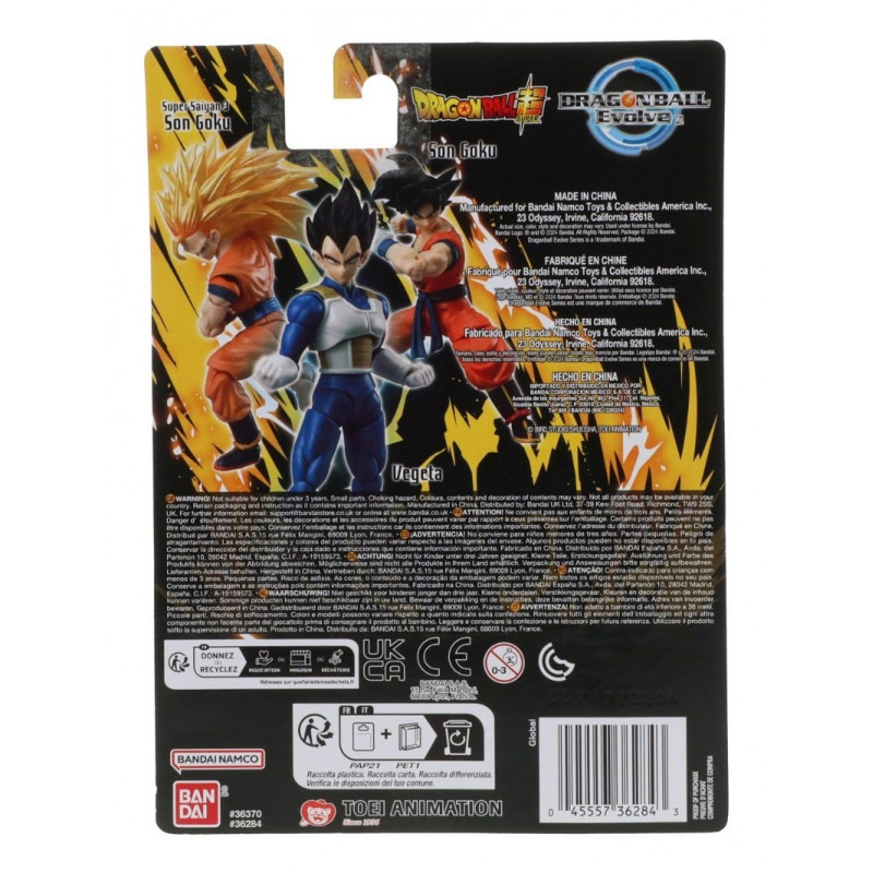Bandai Dragon Ball Super Evolve Vegeta kolekcionējama figūra