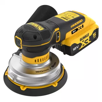 DeWalt DCW230P2-QW 150 mm bezvadu ekscentra slīpmašīna