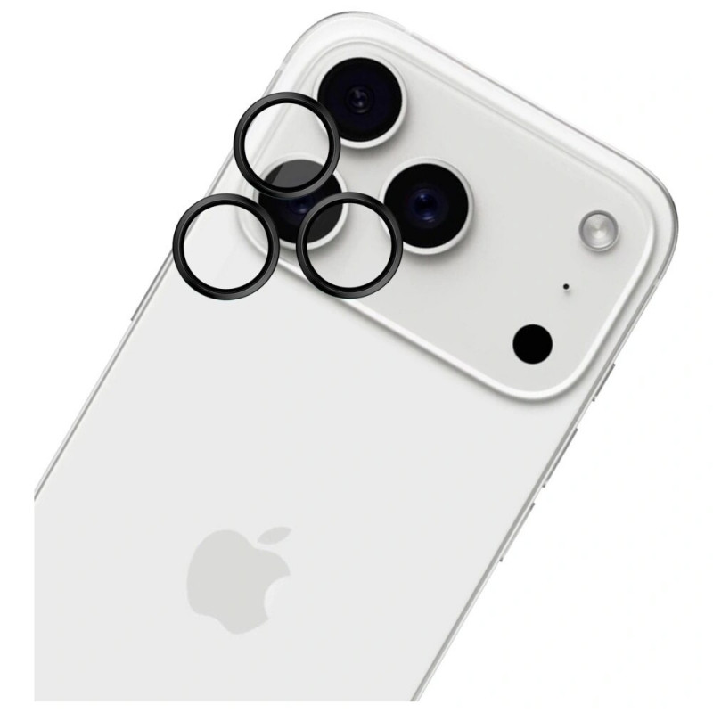 3MK HARDY Lens Protection Pro kameras objektīva aizsargstikls Apple iPhone 17 Pro / 17 Pro Max, melns