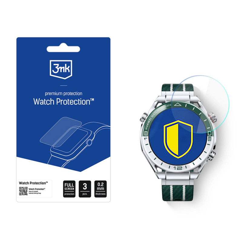 3MK FlexibleGlass Watch hibrīdais stikls Huawei Watch Ultimate 2