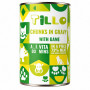 TILLO Chunks in gravy Game mitrā suņu barība, 1250 g