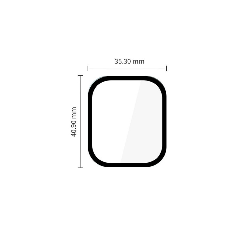 Tech-Protect Glass Flex+ Huawei Watch Fit 5 Pro hibrīdstikls, melns (2 gab.)