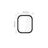 Tech-Protect Glass Flex+ Huawei Watch Fit 5 hibrīdstikls, melns (2 gab.)