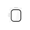 Tech-Protect Glass Flex+ Xiaomi Redmi Watch 6 hibrīdstikls, melns (2 gab.)
