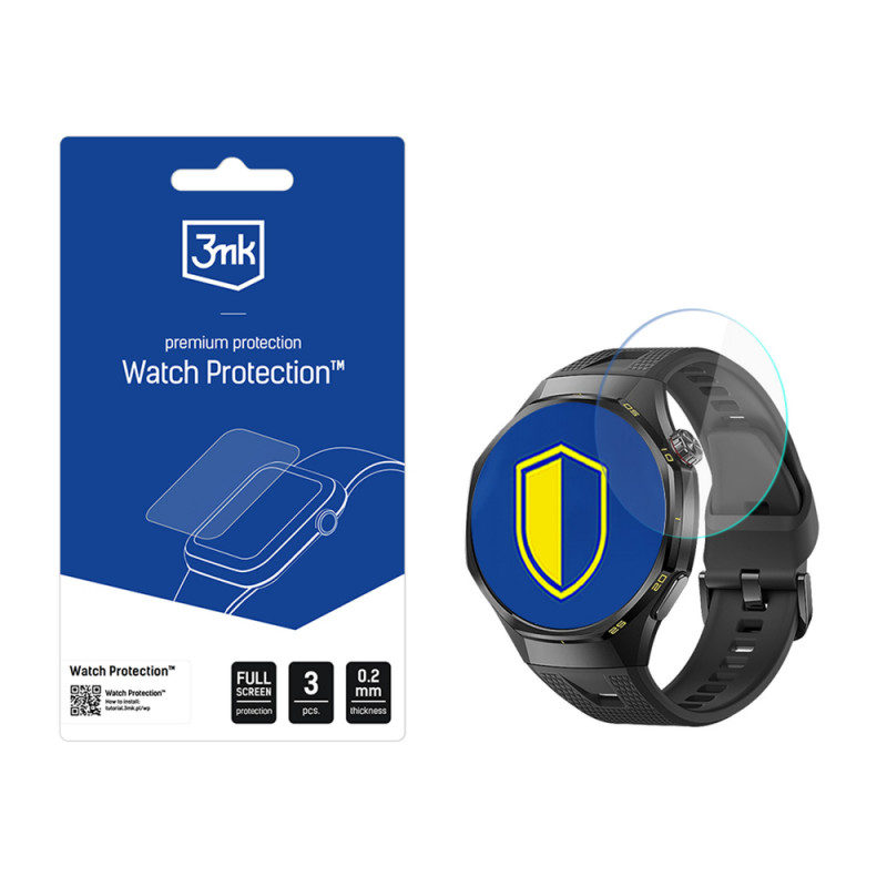 3MK Watch Protection FlexibleGlass Huawei Watch GT 7 46 mm ekrāna aizsargs