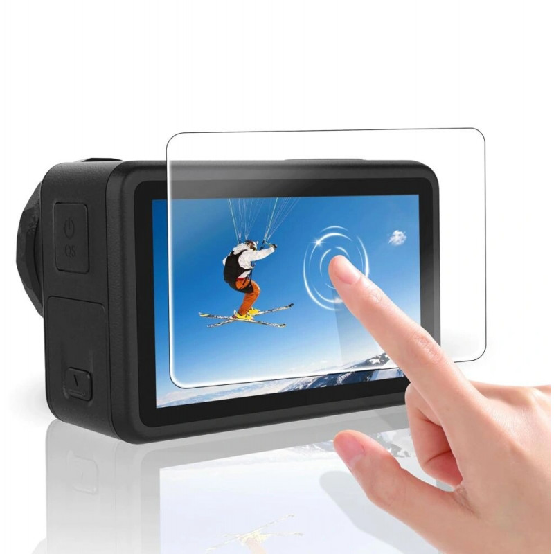 Tech-Protect Glass Fit+ rūdītais stikls darbības kamerai DJI Osmo Action 5 Pro, caurspīdīgs (2 gab.)