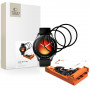 Tech-Protect Easy Set Flex+ hibrīdstikls Xiaomi Watch 5 (3 gab.), melns