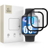 Tech-Protect Glass Flex+ THP4226 hibrīdstikls Huawei Watch Fit 3 / 4 (2 gab.), melns