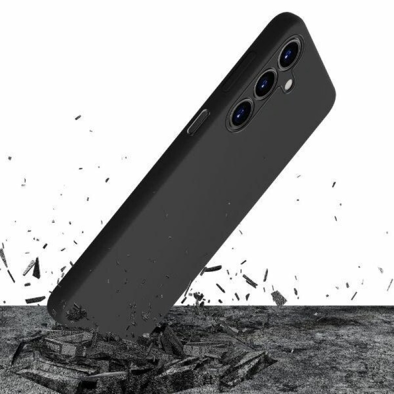 3MK Silicone Case Samsung Galaxy A15 5G, melns