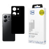 3MK Matt Case viedtālruņa maciņš Xiaomi Redmi Note 13 4G, melns