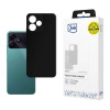 3MK Matt Case viedtālruņa maciņš Xiaomi POCO M6 Pro 5G, melns