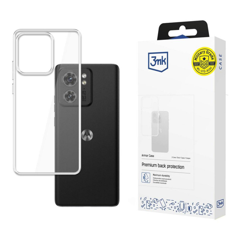 3MK Armor Case Motorola Edge 40, caurspīdīgs