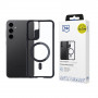 3MK Satin Armor MagCase 156089-0 MagSafe viedtālruņa maciņš Samsung Galaxy S24+, caurspīdīgs