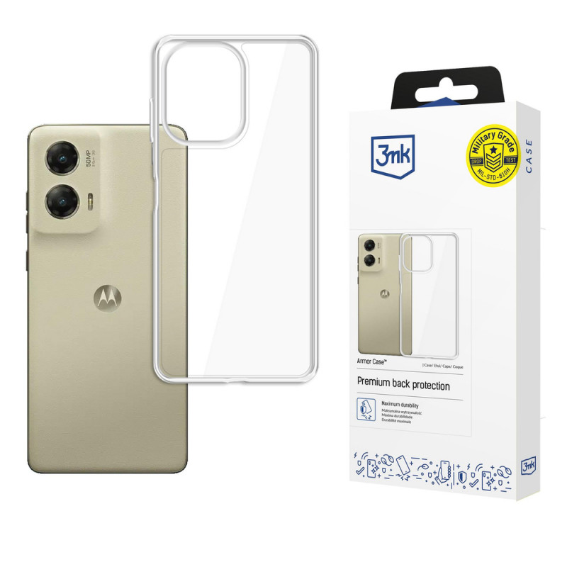 3MK Armor Case viedtālruņa maciņš Motorola Moto G Stylus 2024, caurspīdīgs