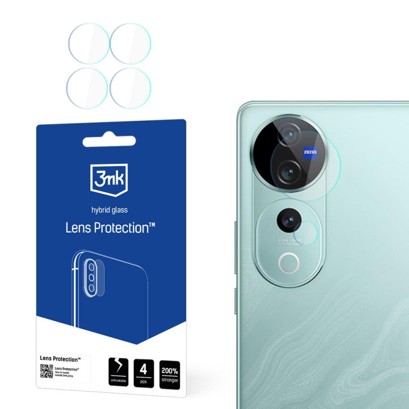 3MK Lens Protect Vivo V40 kameras objektīva aizsargs (4 gab.)