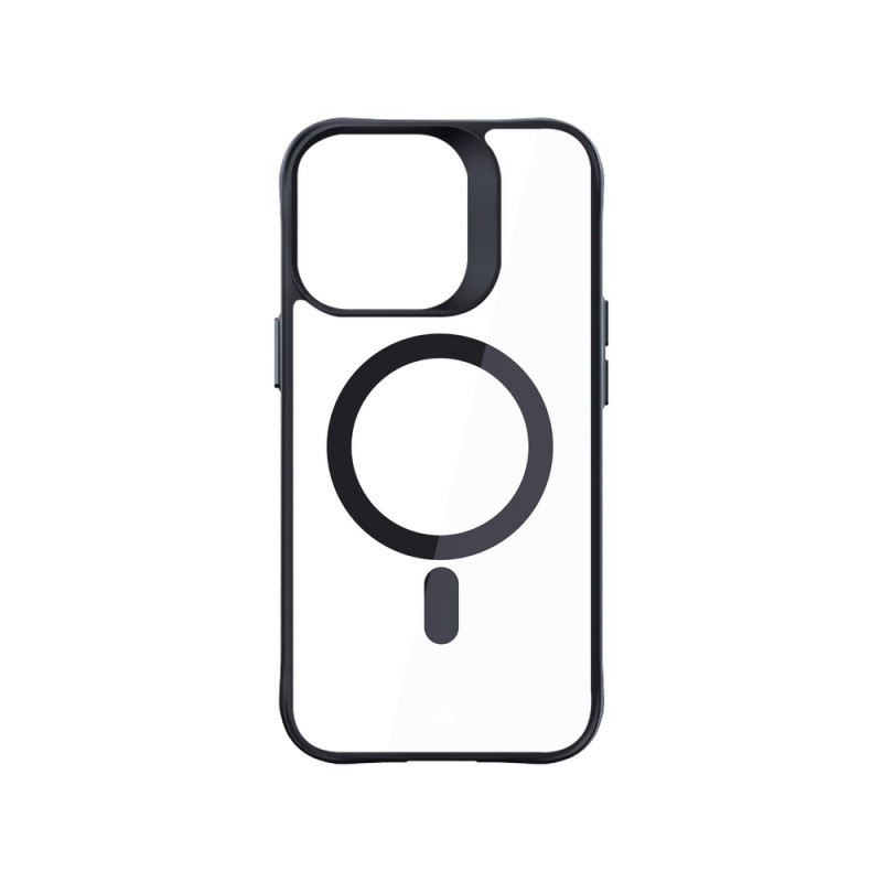 3mk Satin Armor MagCase ar MagSafe Apple iPhone 16 Pro, caurspīdīgs ar melnu rāmi