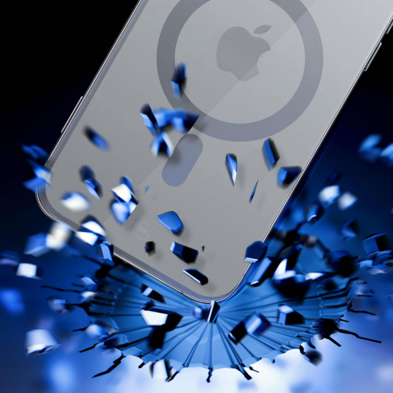 3mk Satin Armor MagCase ar MagSafe Apple iPhone 16 Pro, caurspīdīgs ar melnu rāmi