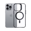 3mk Satin Armor MagCase ar MagSafe Apple iPhone 16 Pro, caurspīdīgs ar melnu rāmi