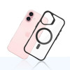 3mk Satin Armor MagCase ar MagSafe Apple iPhone 16 (W-3SAMaCa-AiP16-0), caurspīdīgs ar melnu rāmi
