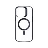 3mk Satin Armor MagCase ar MagSafe Apple iPhone 16 Pro Max (W-3SAMaCa-AiP16PM-0), caurspīdīgs ar melnu rāmi