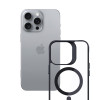 3mk Satin Armor MagCase ar MagSafe Apple iPhone 16 Pro Max (W-3SAMaCa-AiP16PM-0), caurspīdīgs ar melnu rāmi