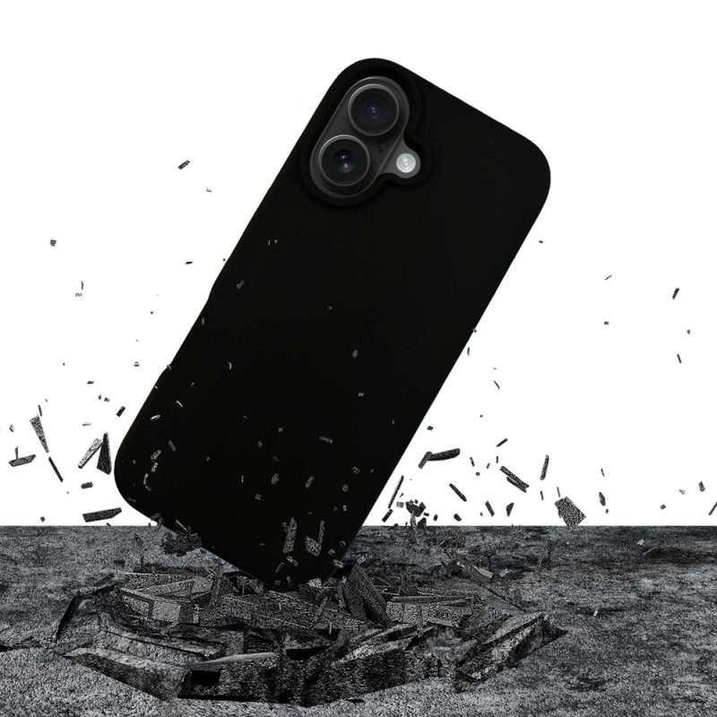 3mk Silicone Case Apple iPhone 16 Plus, melns