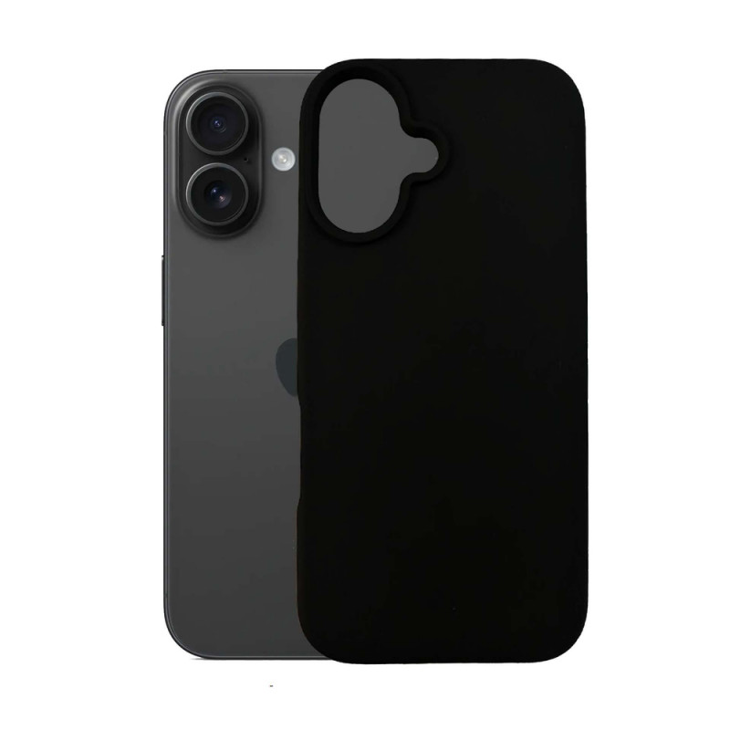 3mk Silicone Case Apple iPhone 16 Plus, melns