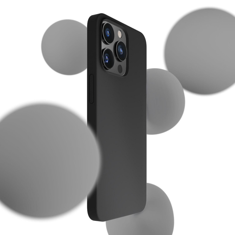 3mk Silicone Case Apple iPhone 16 Pro Max, melns
