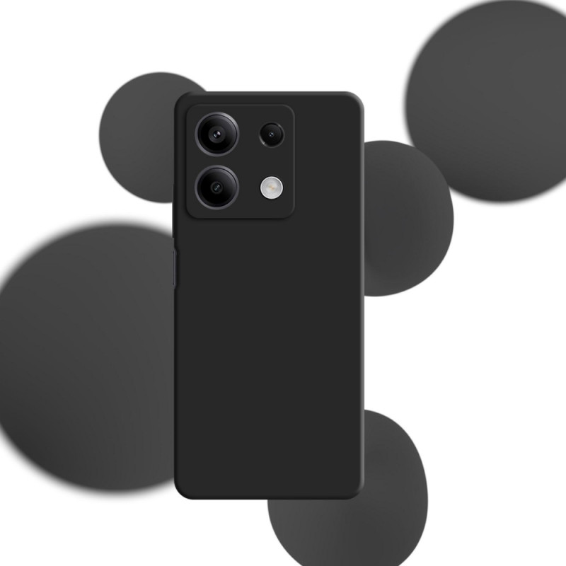 3mk Silicone Case viedtālruņa maciņš Xiaomi Redmi Note 13 5G, melns