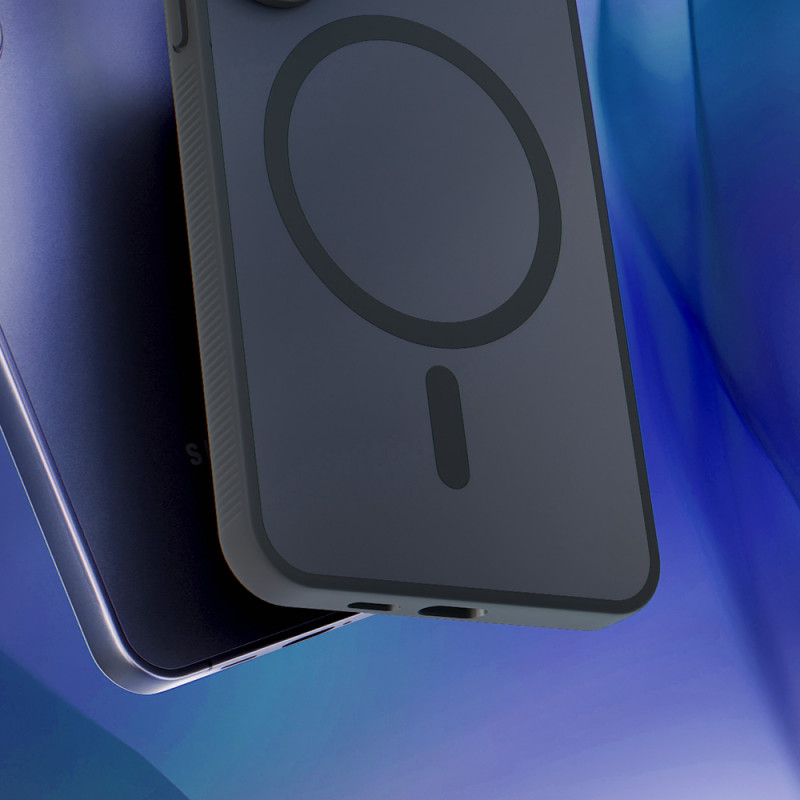 3mk Smoke MagCase ar MagSafe Apple iPhone 16 (W-3SmoMaCa-AiP16-0), daļēji caurspīdīgs