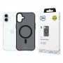 3mk Smoke MagCase ar MagSafe Apple iPhone 16 Plus (W-3SmoMaCa-AiP16Plu-0), daļēji caurspīdīgs