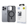 3mk Smoke MagCase ar MagSafe Apple iPhone 16 Pro Max (W-3SmoMaCa-AiP16PM-0), daļēji caurspīdīgs