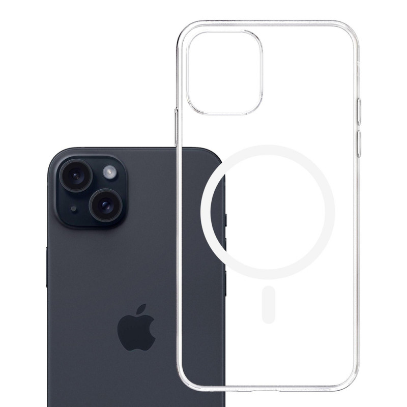 3mk Clear MagCase Apple iPhone 15, caurspīdīgs