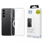 3mk Clear MagCase Samsung Galaxy S24+ maciņš, caurspīdīgs