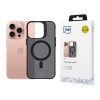 3mk Smoke MagCase ar MagSafe Apple iPhone 16 Pro, daļēji caurspīdīgs