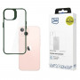 3MK Satin Armor Case+ Apple iPhone 15 aizsargapvalks, zaļš