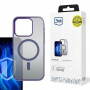 3MK Frosty MagCase MagSafe viedtālruņa maciņš Apple iPhone 15 Pro Max, purpura