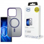 3MK Frosty MagCase MagSafe viedtālruņa maciņš Apple iPhone 13 Pro, purpura