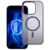 3MK Frosty MagCase MagSafe viedtālruņa maciņš Apple iPhone 13 Pro, purpura