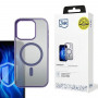 3MK Frosty MagCase MagSafe viedtālruņa maciņš Apple iPhone 16 Pro, purpura