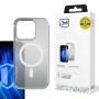 3MK Frosty MagCase MagSafe viedtālruņa maciņš Apple iPhone 15 Pro, balts