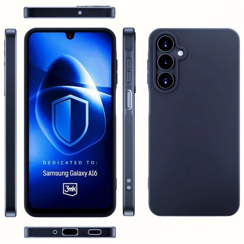 3MK Matt Case vāciņš Samsung Galaxy A16, melns