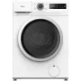 Midea MF110W80/W-PL Slim veļas mašīna, 8 kg, balta/melna
